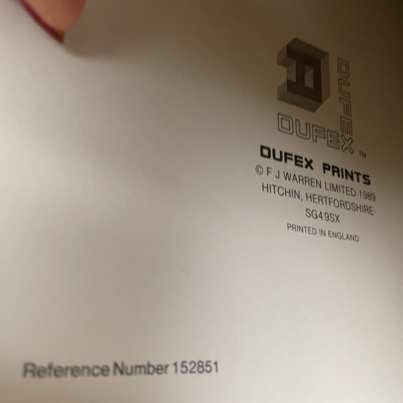 1980’s Print Holographic Foil Of Mother Tiger Baby - Picture 5 of 6